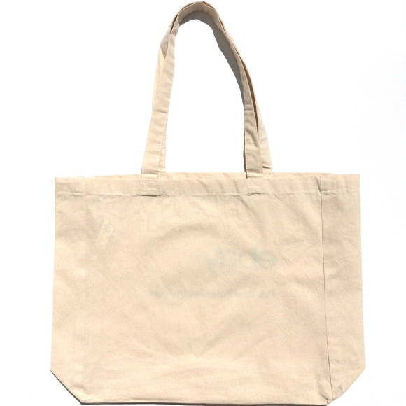 eBay Logo Tote Bag Canvas Carry Natural Beige "eBay Put Your Business Upfront" - Picture 2 of 2